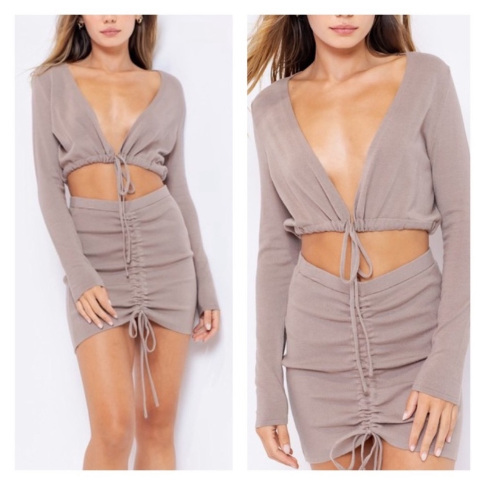 In the nude sweater top